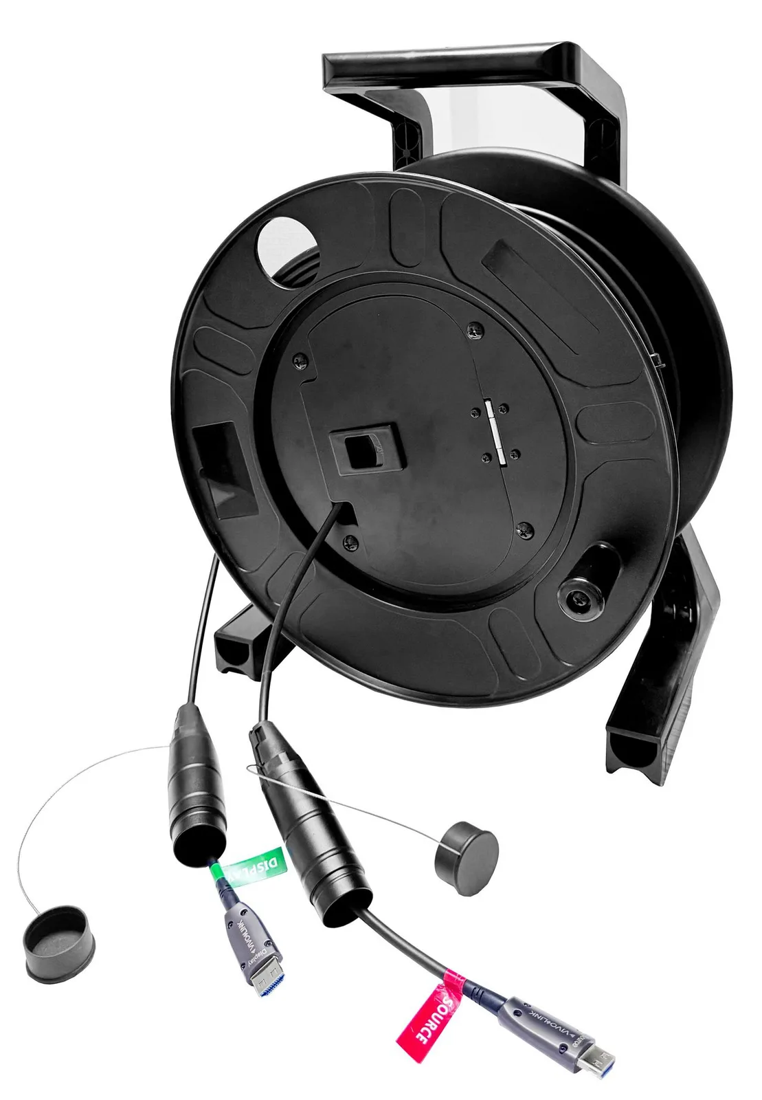 VivoLink PROHDMIOP100AM-DRUM - 100 m - HDMI Typ A (Standard) - HDMI Typ A (Standard) - 4096 x 2160 Pixel - 3D - Schwarz, Ansicht 4