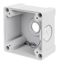 VIVOTEK AM-719 - Anschlusskasten für Kamera - Pfosten montierbar - Außenbereich - weiß - für Vivotek IB9365-HT-A (4-9mm) von LumaTech