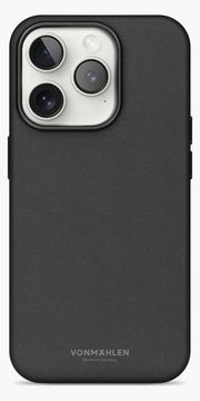 Vonmählen Kunstleder-Case für iPhone 16 Pro Max schwarz von LumaTech
