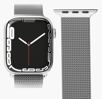 Vonmählen Milanese Loop - Band - Smartwatch - Silber - Apple - Apple Watch 42 mm | 44 mm | 45 mm | 49 mm - Edelstahl von LumaTech