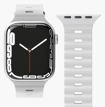 Vonmählen Wave Band - Band - Smartwatch - Grau - Apple - Apple Watch 42 mm | 44 mm | 45 mm | 49 mm - Silikon von LumaTech