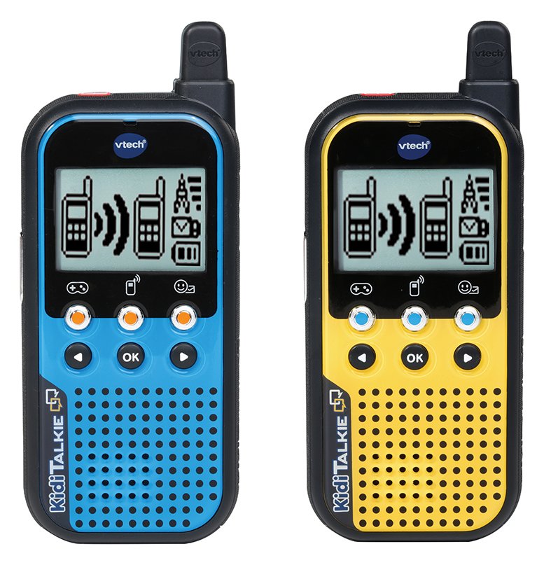 VTech KidiTalkie - Walkie-Talkie für Kinder - 4 Jahr(e) - 270 g - Blau - Gelb