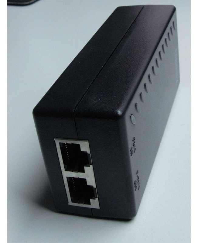 WANTEC 5561 - Schnelles Ethernet - 10,100 Mbit/s - 802.3af - Schwarz - Kurzschluß - 48 V