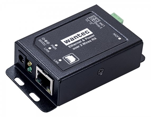 WANTEC 5720 - Schnelles Ethernet - 10,100 Mbit/s - 10/100 - IEEE 802.3af - IEEE 802.3at - Voll - Halb - Schwarz