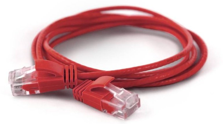 WANTEC 7280 - 25 m - Cat6a - U/UTP (UTP) - RJ-45 - RJ-45 - Rot