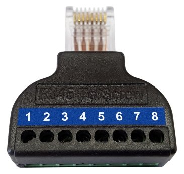WANTEC Splitter 2wIP für 4 Leitungen/nur 5627 verwendb. - Schwarz - 1 Stück(e)