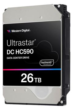 WD 26TB Ultrastar DC HC590 (SAS 12Gb/s) WUH722626AL52L4 512e/4Kn - Festplatte - Serial Attached SCSI (SAS) von LumaTech