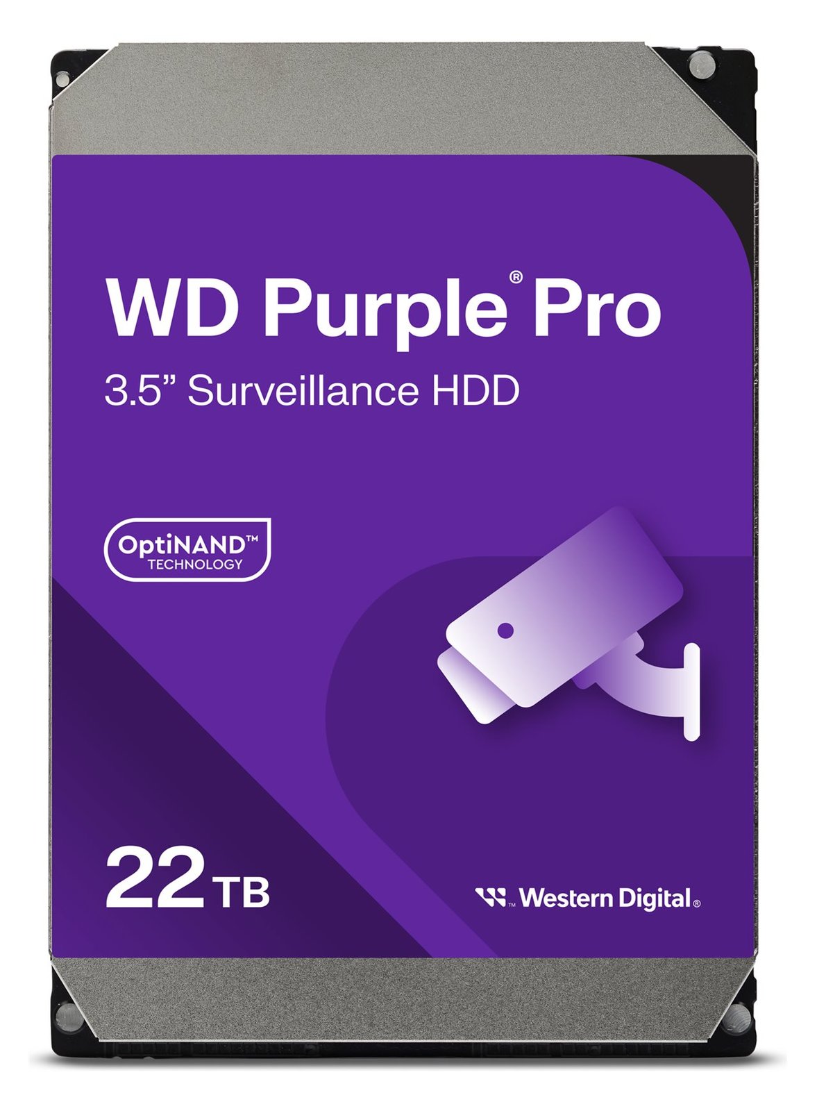 WD Purple Pro WD221PURP - Festplatte - 22 TB - Videoüberwachung, Smart Video - intern - 3.5 (8.9 cm)
