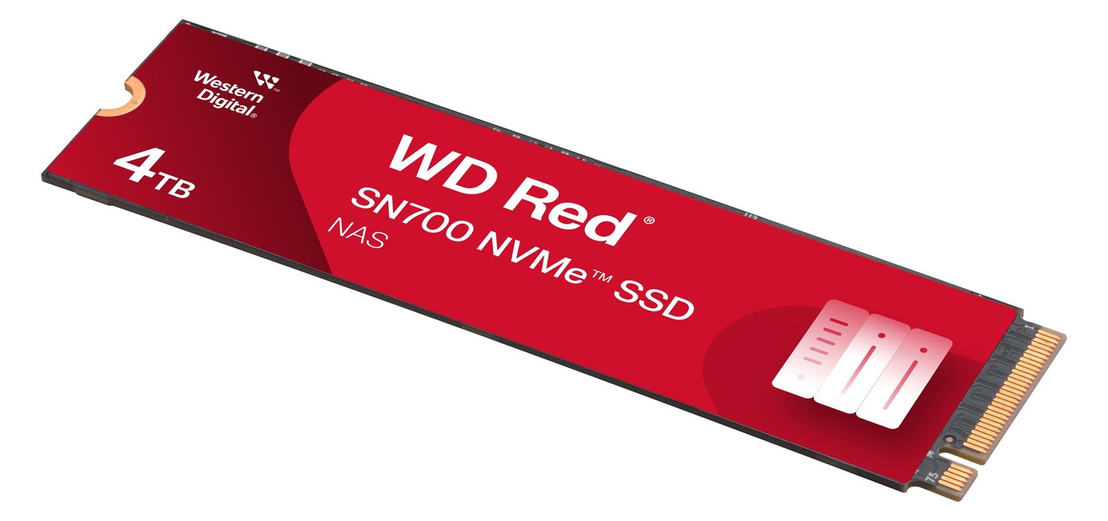 WD Red SN700 WDS400T1R0C - SSD - 4 TB - intern - M.2 2280 - PCIe 3.0 x4 (NVMe)