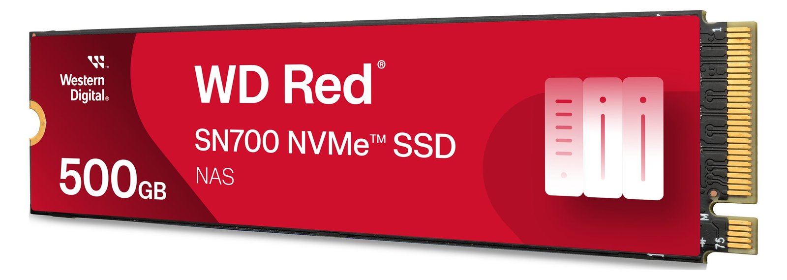 WD Red SN700 WDS500G1R0C - SSD - 500 GB - intern - M.2 2280 - PCIe 3.0 x4 (NVMe)
