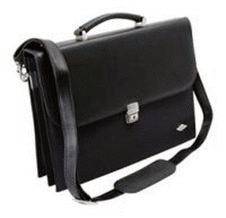 WEDO Ladies Flap-Over Briefcase - Kosmetiktasche - Schwarz von LumaTech