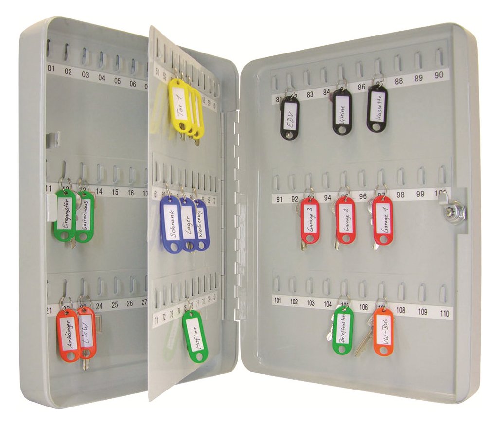 WEDO Schlüsselschrank - 110 Haken - Stahl