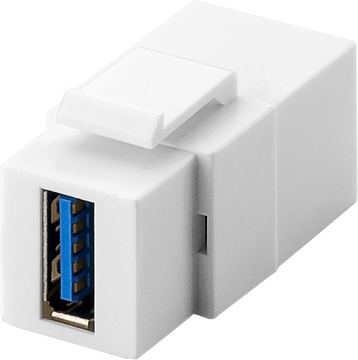Wentronic 79927 - Flach - Weiß - USB A - USB A - Weiblich - Weiblich von LumaTech