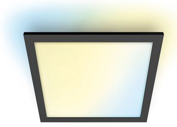 WIZCONNECTED WiZ Deckenpanel 36 W quadratisch - Intelligente Deckenbeleuchtung - WLAN - Schwarz - LED - Metall