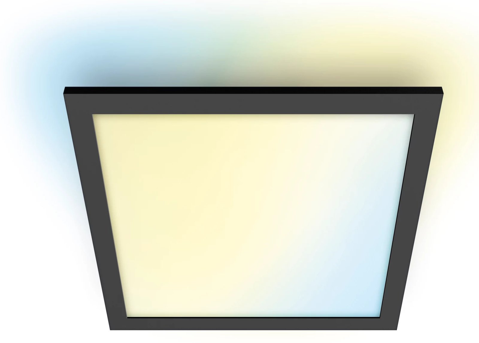 WIZCONNECTED WiZ Deckenpanel 36 W quadratisch - Intelligente Deckenbeleuchtung - WLAN - Schwarz - LED - Metall