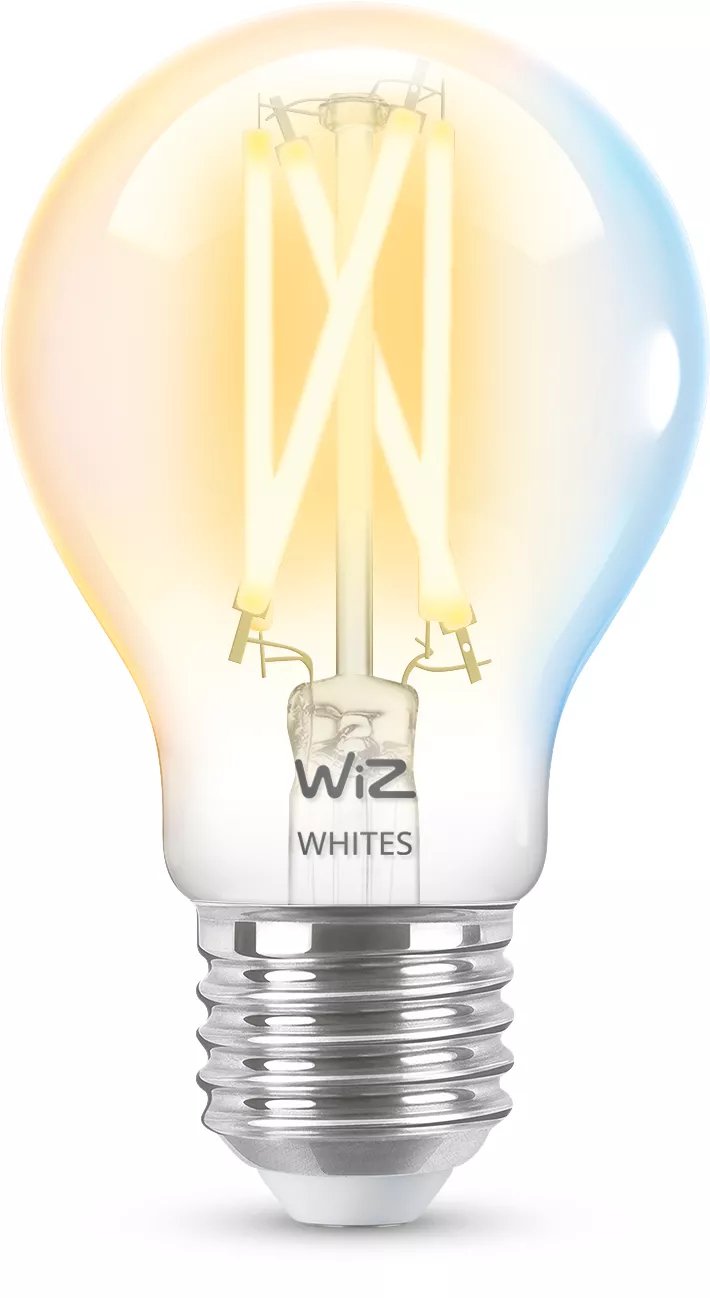 WIZCONNECTED WiZ Filament-Lampe - transparent - 60 W A60 E27 - Intelligentes Leuchtmittel - WLAN - E27 - A60 - Multi