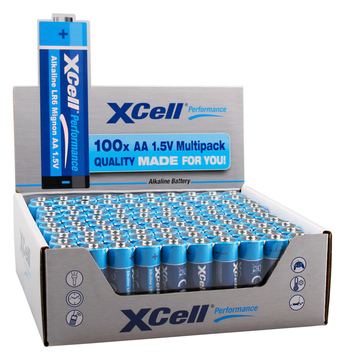 XCell Batterie Performance LR6 Mignon AA 100er Box - Batterie von LumaTech