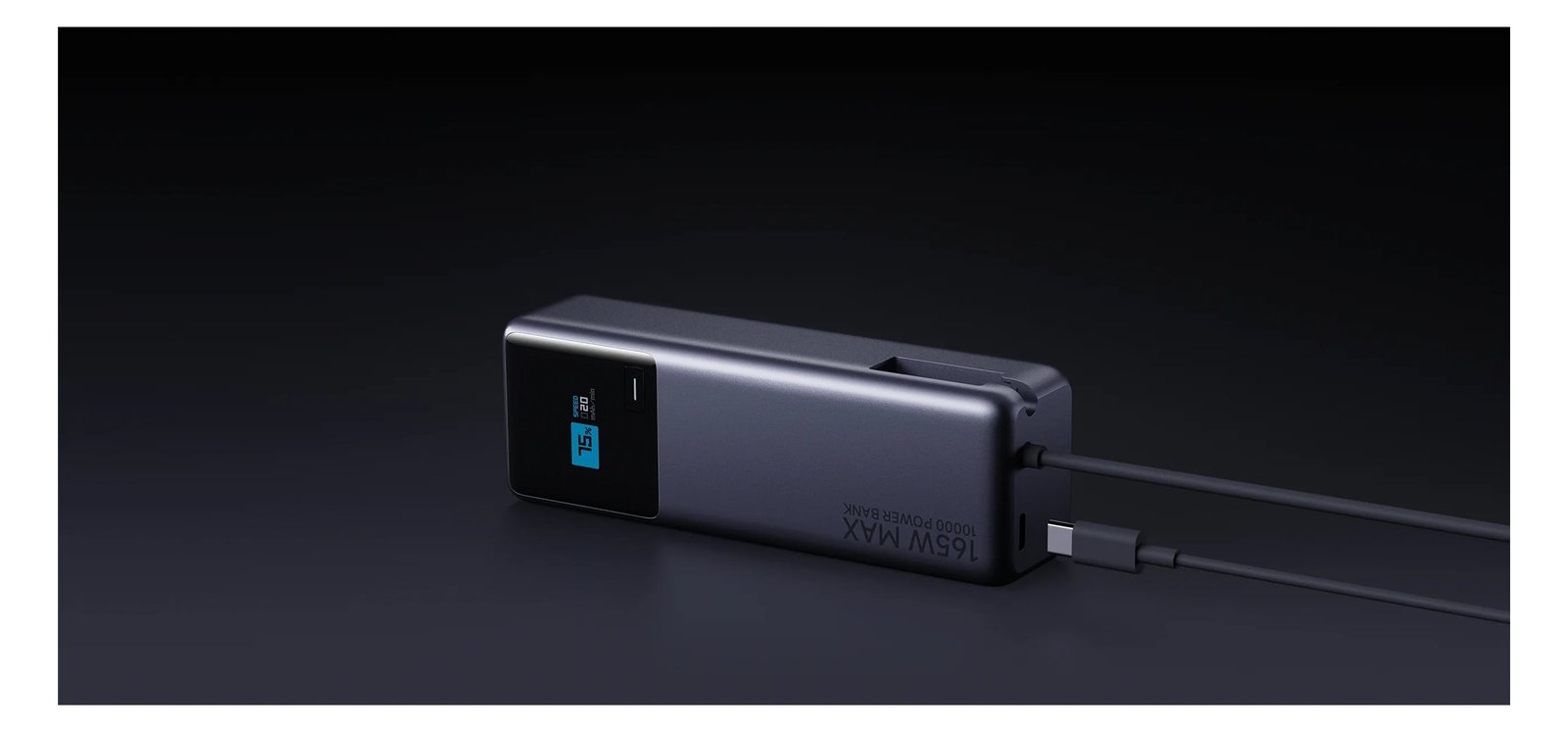 Xiaomi Powerbank - integriertes Kabel - 10000 mAh - 36 Wh - 165 Watt - 4.5 A - Fast Charge (24 pin USB-C)