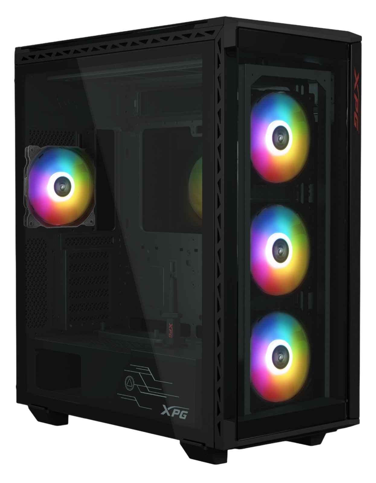 XPG Geh BATTLECRUISER II E-ATX Midi Tower schwarz retail - Midi/Minitower - ATX