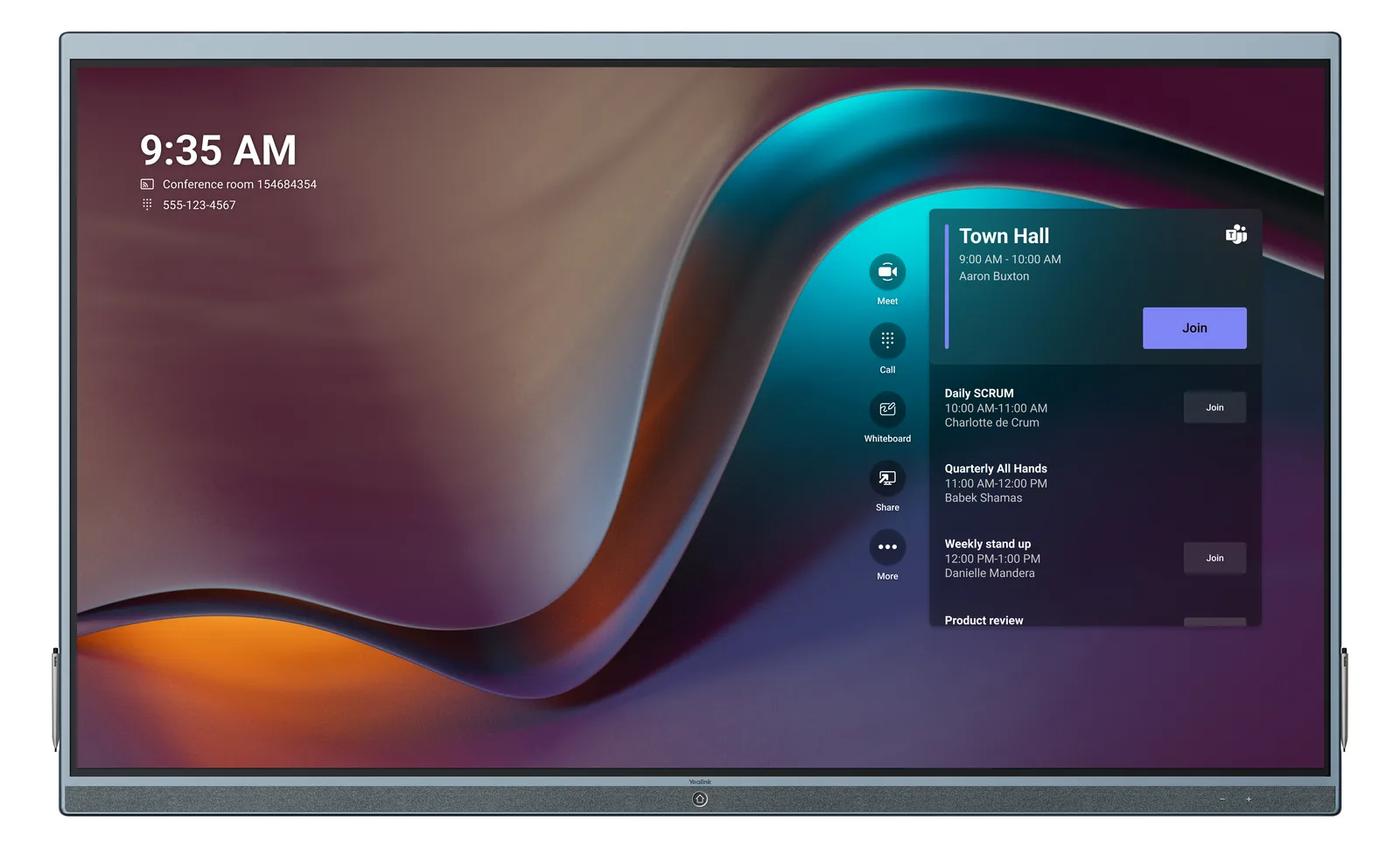 Yealink Accessory ETV86 Extended Touchscreen for MeetingBoard86, Ansicht 2