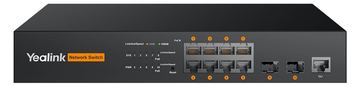 Yealink Rch80 - L2+Web Managed PoE+ Switch - Zubehör Netzwerk - Ethernet von LumaTech
