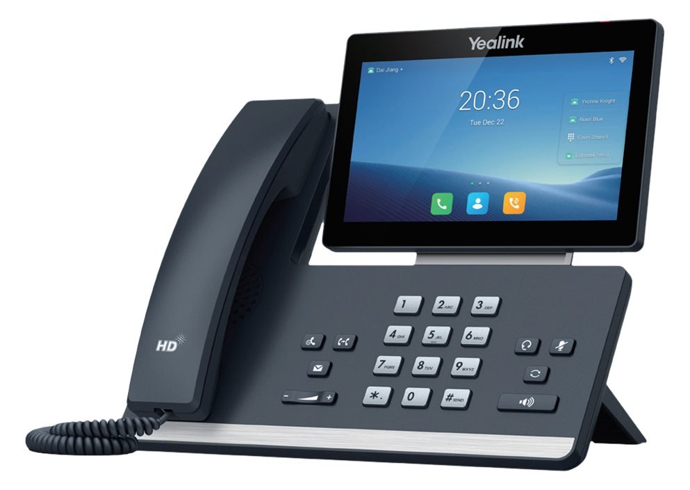 Yealink SIP-T58W - VoIP-Telefon - mit Bluetooth-Schnittstelle mit Rufnummernanzeige