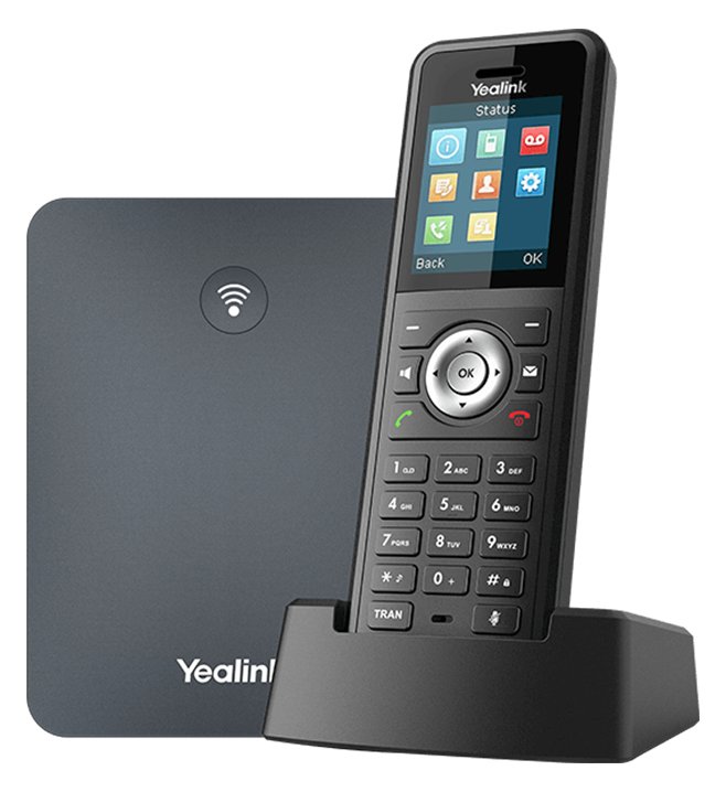 Yealink W79P - Schnurloses VoIP-Telefon - mit Bluetooth-Schnittstelle mit Rufnummernanzeige