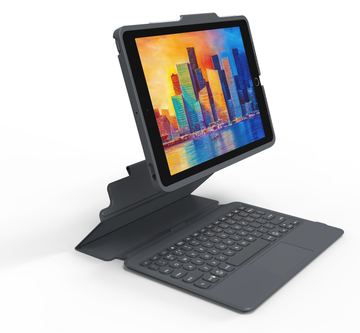 ZAGG Pro Keys - Tastatur und Foliohülle - mit Trackpad - hintergrundbeleuchtet - Bluetooth - TL: Deutsch, QWERTZ von LumaTech