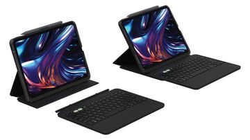 ZAGG Pro Keys 2 - Tastatur und Foliohülle (Smart Folio-Abdeckung) - TL: Deutsch, QWERTZ von LumaTech