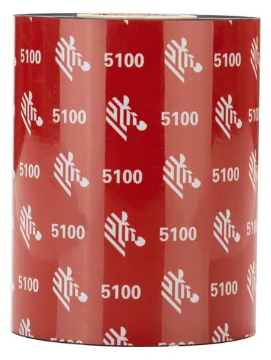 Zebra 5100 Resin - Schwarz - 89 mm x 450 m - Thermotransfer-Farbband, Ansicht 2