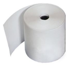 Zebra 8000D Linerless - Permanenter Acrylklebstoff - beschichtet - weiß - Rolle (10,2 cm x 25,9 m) von LumaTech