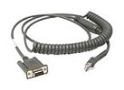 Zebra Kabel seriell - DB-9 (W) - 2.74 m - gewickelt