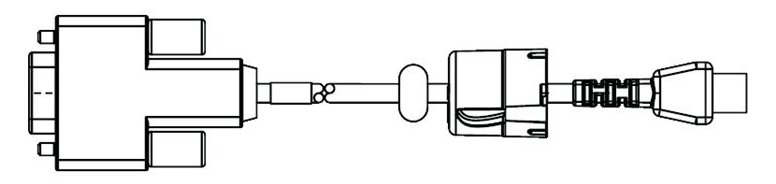Zebra Kabel seriell - DB-9 (W) - für QLn 220