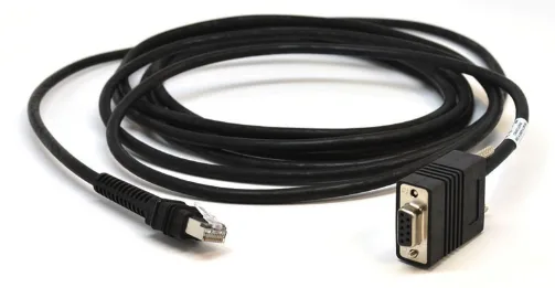 Zebra Kabel seriell - DB-9 (W) bis RJ-45 (10-polig), Ansicht 2