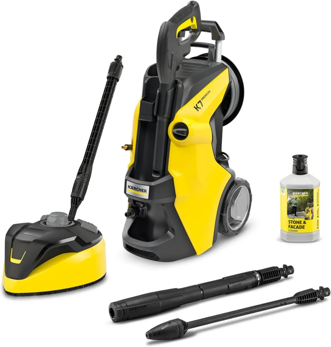 Kärcher Hochdruckreiniger K 7 Premium Power Flex Home, Druck: max. 180 bar, Fördermenge: 600 l/h, Flächenleistung: 60 m²/h, Gewicht: 17,9 kg, Flex-Hochdruckschlauch, Dreckfräser, Strahlrohr, Home Kit — Bild 2