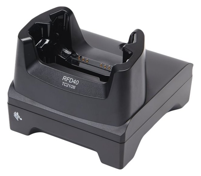 Zebra Single Slot Cradle - Docking Cradle (Anschlußstand) - für Zebra RFD40 UHF RFID Standard Sled