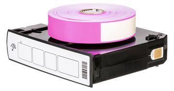 Zebra Z-Band Direct - Polypropylen (PP) - permanenter Acrylklebstoff - lila, Fühlmarke schwarz - 25.4x279.4mm 1200 Stck von LumaTech