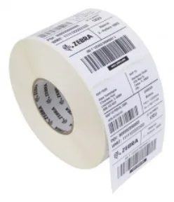 Zebra Z-Perform 1000D - Weiß - Selbstklebendes Druckeretikett - Papier - Wärmeübertragung - Dauerhaft - Rechteck, Ansicht 2