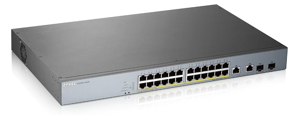 ZyXEL GS1350-26HP - Switch - Smart - 24 x 10/100/1000 (PoE+)