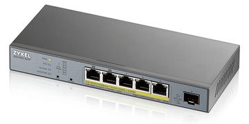 ZyXEL GS1350-6HP - Switch - Smart - 5 x 10/100/1000 (PoE+) von LumaTech