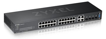 ZyXEL GS2220-28 - Switch - managed - 24 x 10/100/1000 + 4 x Kombi-Gigabit-SFP von LumaTech