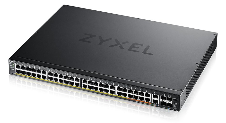 ZyXEL XGS2220-54FP - Managed - L3 - Gigabit Ethernet (10/100/1000) - Power over Ethernet (PoE) - Rack-Einbau