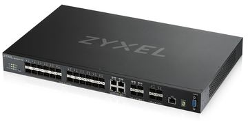 ZyXEL XGS4600-32F - Switch - L3 - managed - 24 x Gigabit SFP + 4 x Kombi-Gigabit-SFP + 4 x 10 Gigabit SFP+ von LumaTech