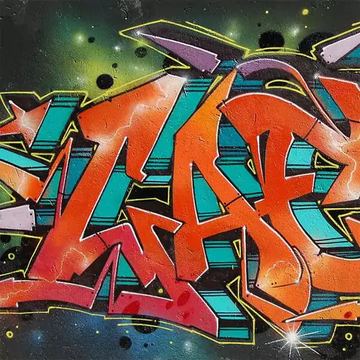 Lasche 2025 | Grafiti rot von Geckobag