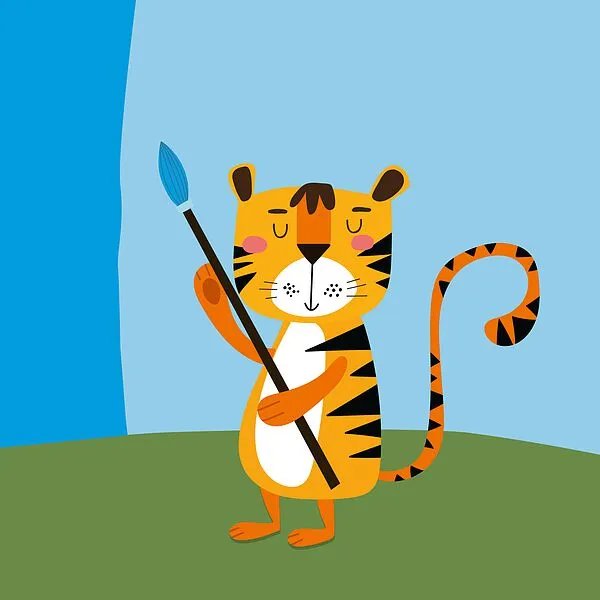 Lasche 2043 | Tiger von Geckobag