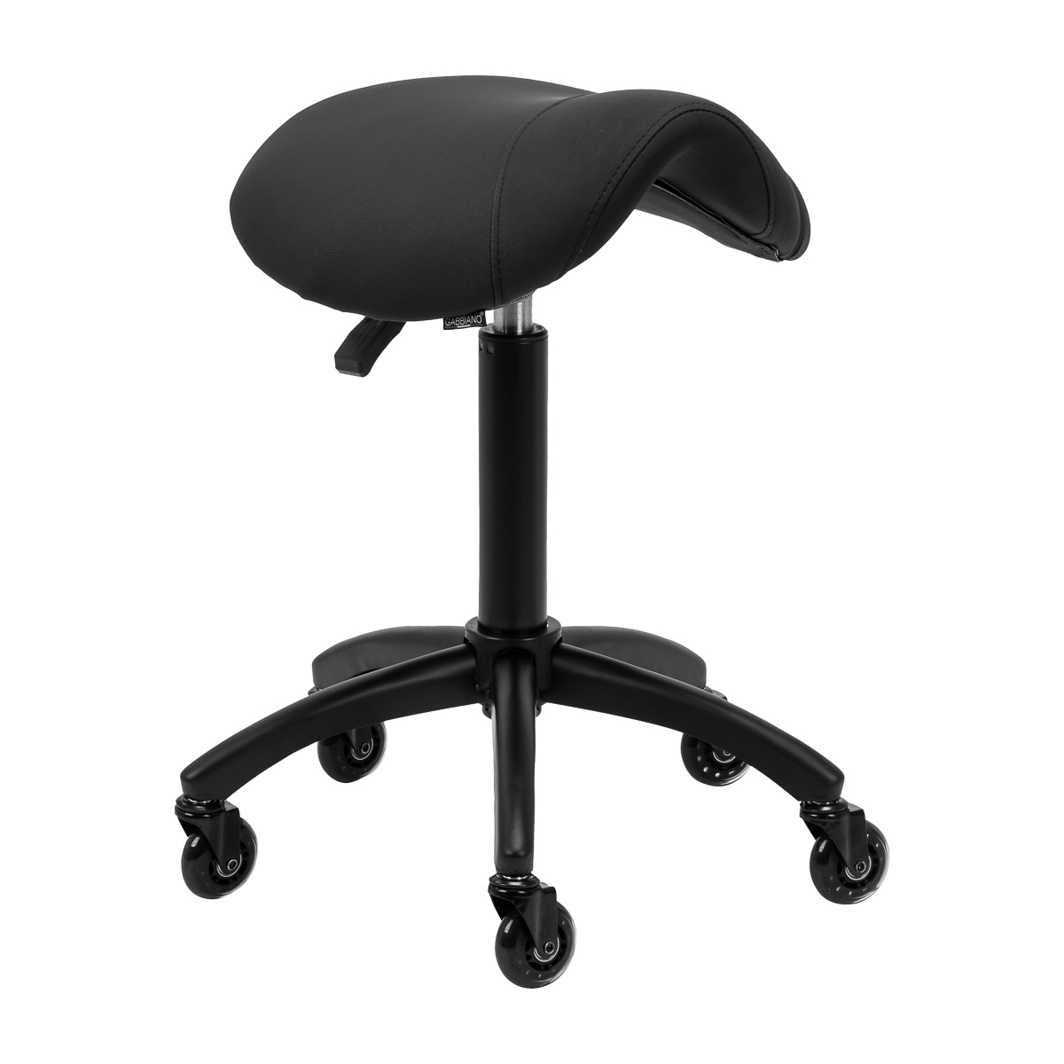 Friseurhocker Kosmetikhocker Gabbiano D032 schwarz