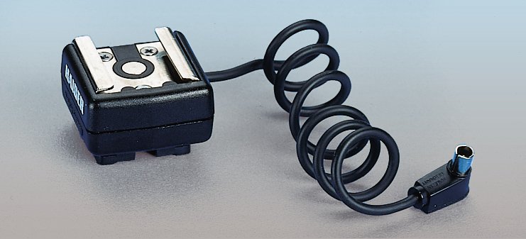 Kaiser Fototechnik Synchro-Adapter für Blitz - PC-Terminal männlich zu Hot Shoe weiblich