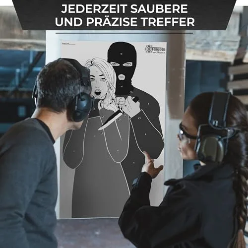 Große Zielscheiben Hostage Target / 53 x 84 cm/Papier 120g/m², Ansicht 5
