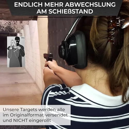 Große Zielscheiben Hostage Target / 53 x 84 cm/Papier 120g/m², Ansicht 6
