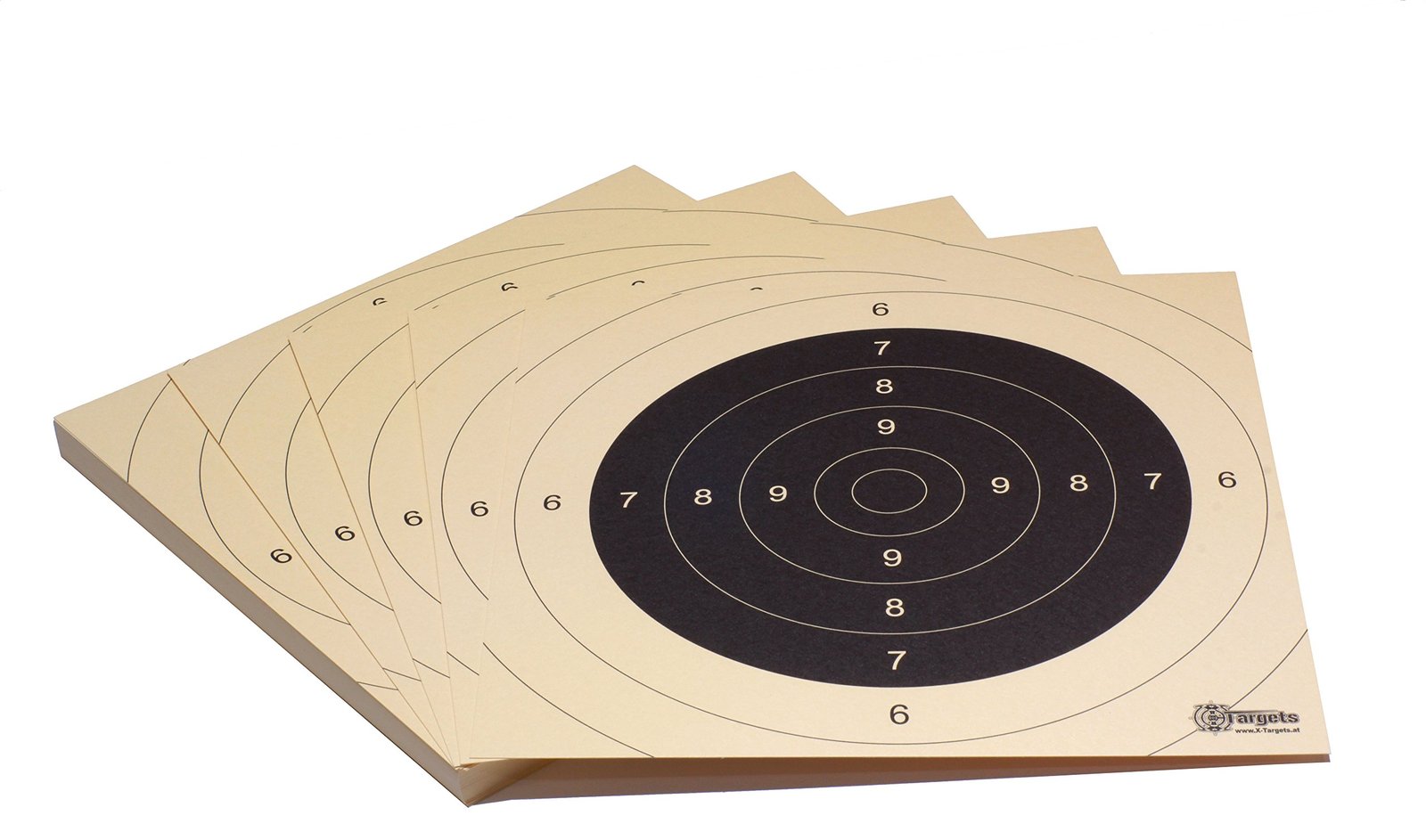 Zielscheiben *Standard Target*/26x26 cm/Schießscheibenkarton 200 g/m²